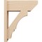 Ekena Millwork 7 1/2-in W x 18-in D x 22-in H Balboa Slat Rough Cedar Woodgrain TimberThane Outlooker, Primed Tan OUTUR075X18X22BOA24RCPR - alternate 2